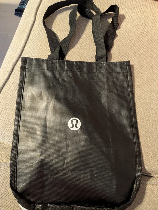 lululemon athletica (1) Red, White Or Black Reusable Tote - Picture 3 of 7
